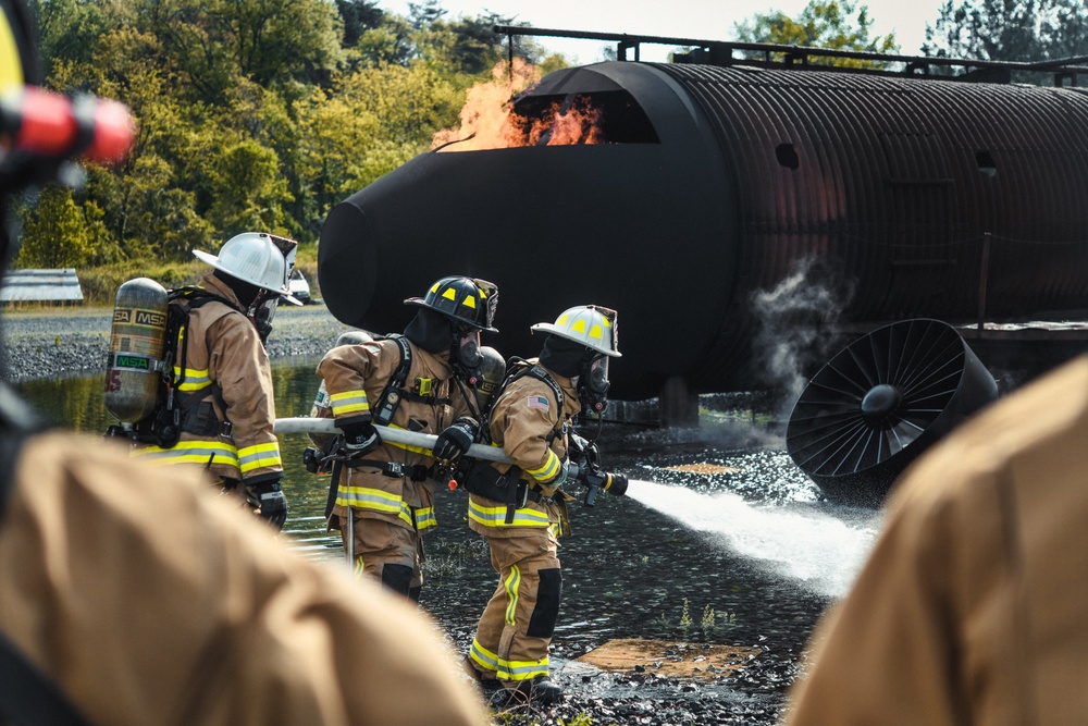 316th CES brings the heat for quarterly fire training