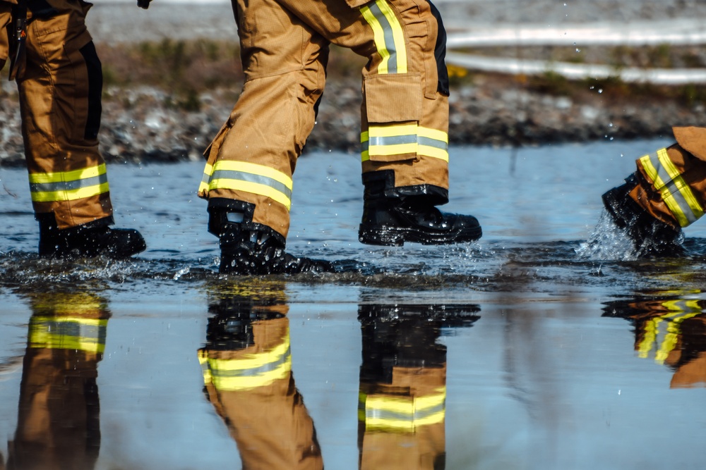 316th CES brings the heat for quarterly fire training