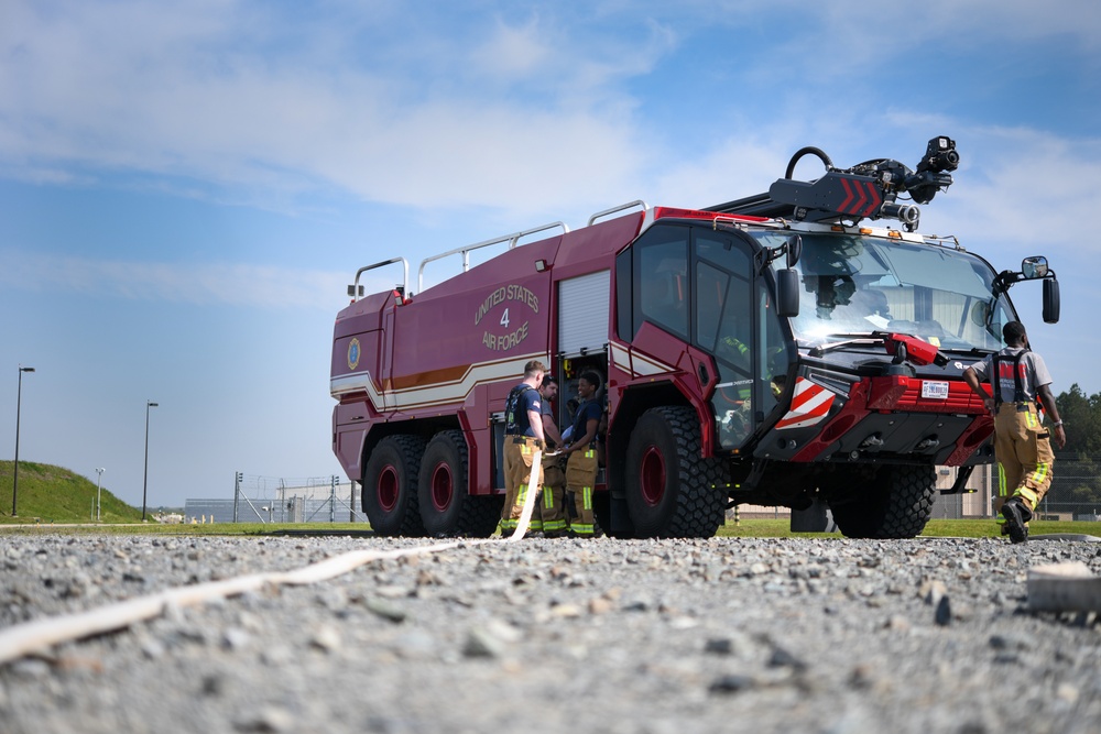 316th CES brings the heat for quarterly fire training