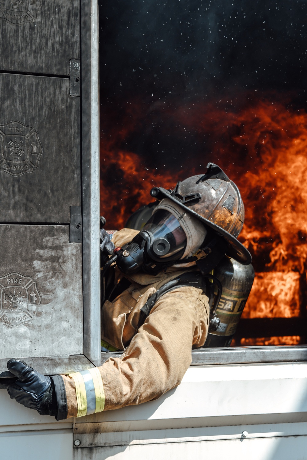 316th CES brings the heat for quarterly fire training