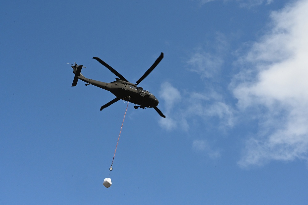 North Dakota National Guard Aviators Fight Flooding