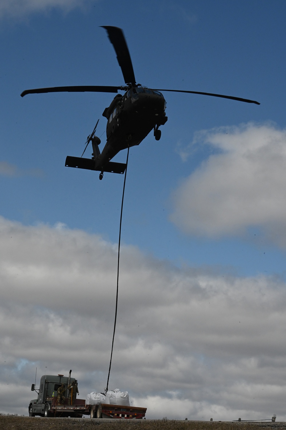 North Dakota National Guard Aviators Fight Flooding