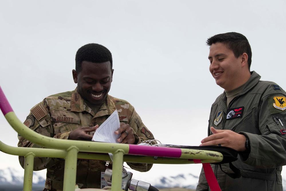 909th Air Refueling Squadron fuels RF-A