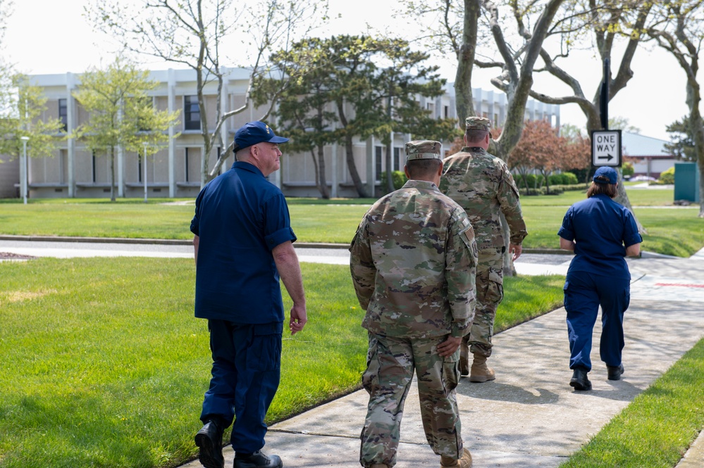 New Jersey Air National Guard recognizes Coast Guard corpsman at Training Center Cape May