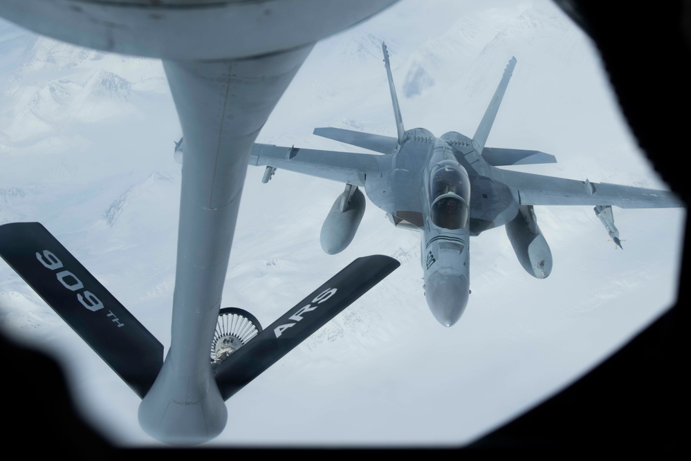 909th Air Refueling Squadron fuels RF-A