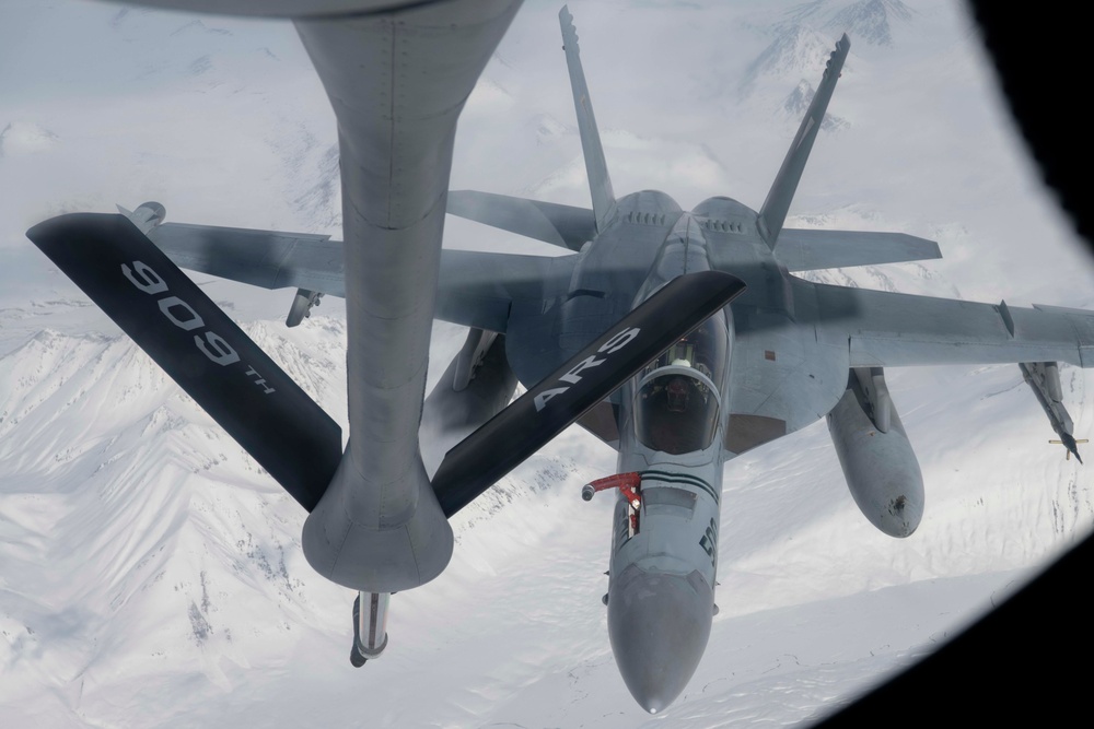 909th Air Refueling Squadron fuels RF-A