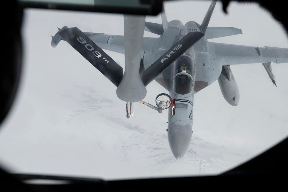 909th Air Refueling Squadron fuels RF-A