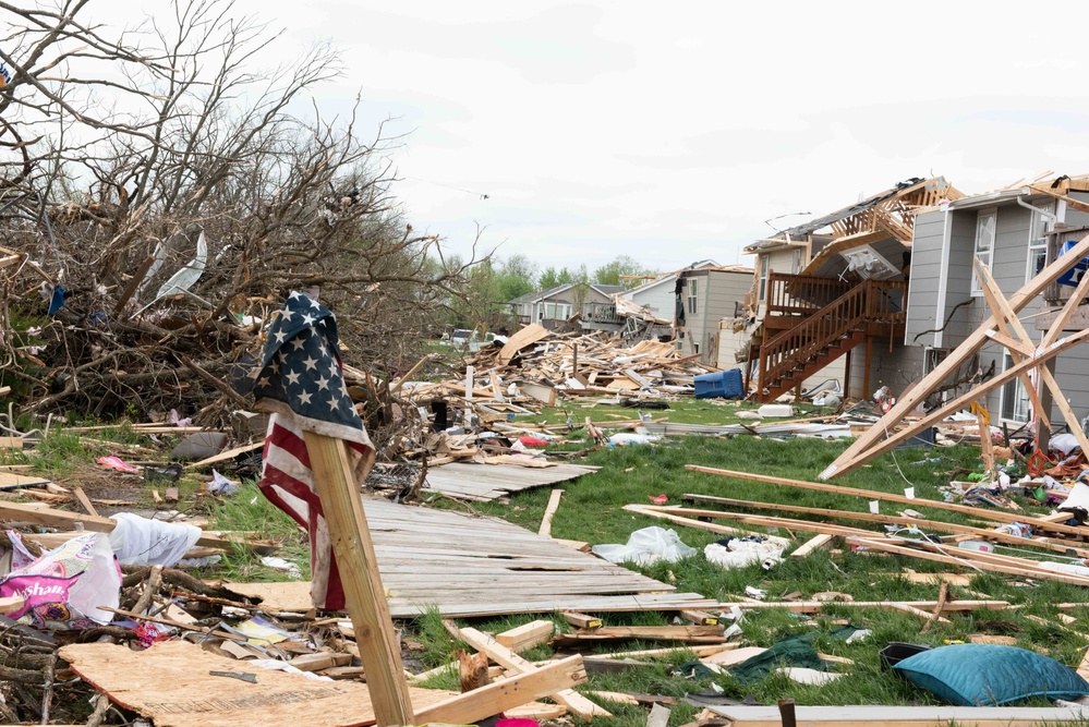 McConnell Airmen assist Andover tornado recovery efforts