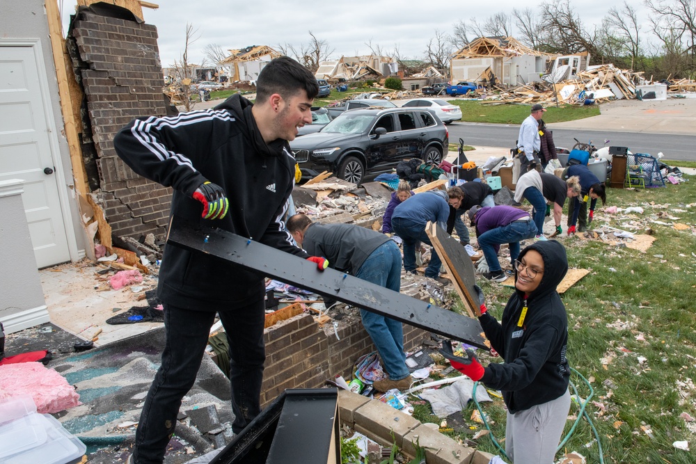 McConnell Airmen assist Andover tornado recovery efforts