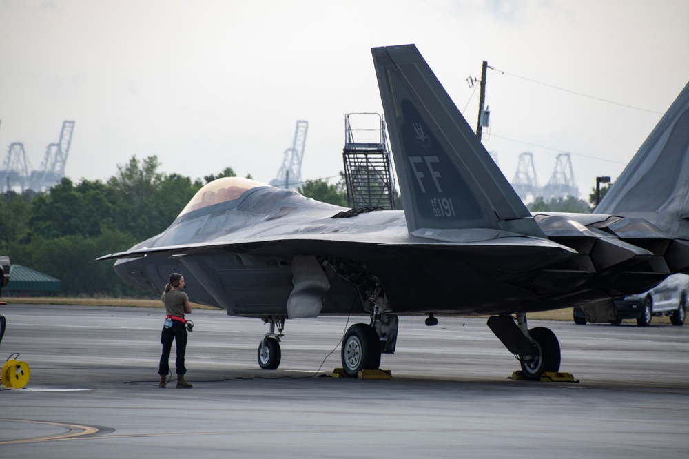 Virginia Air National Guard F-22 Raptor maintainers rock Sentry Savannah 2022