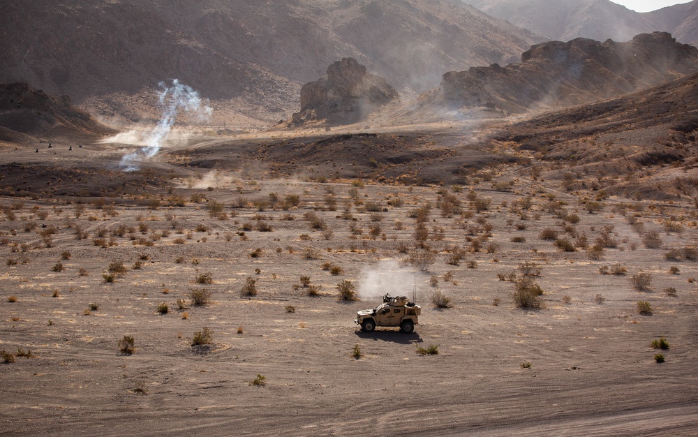 CLB 1 Conducts Motorized Fire and Movement Event