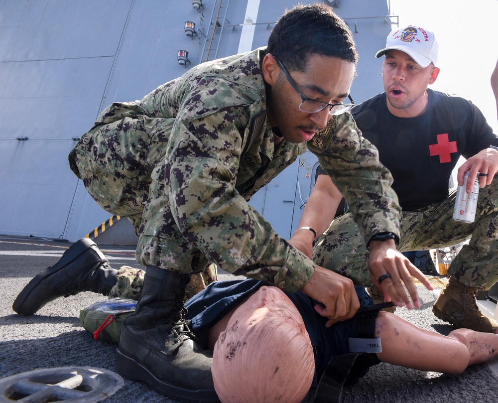 USS John P. Murtha (LPD 26) Tactical Combat Casualty Care Training