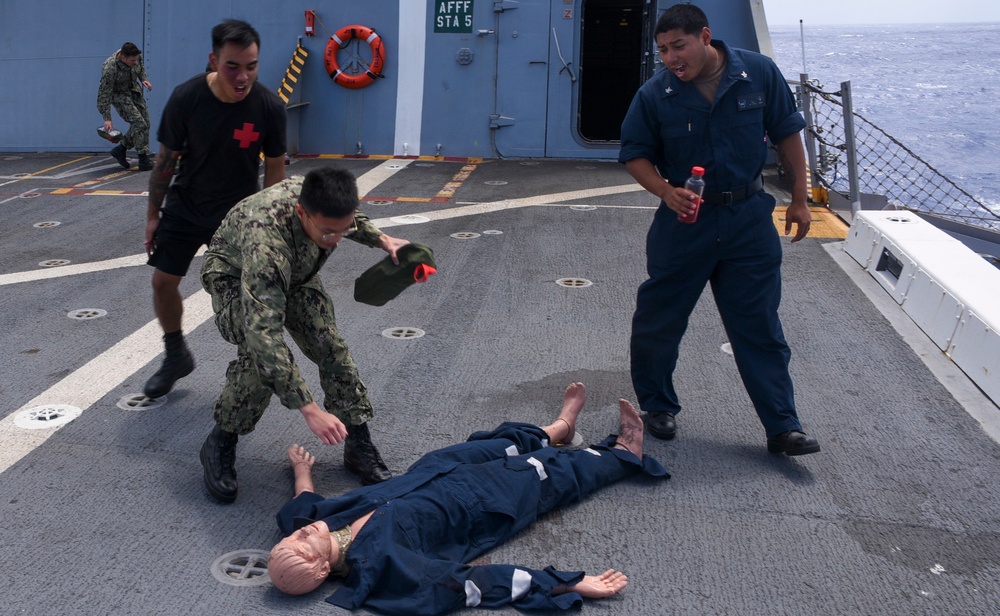 USS John P. Murtha (LPD 26) Tactical Combat Casualty Care Training