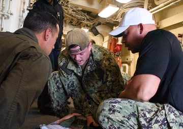 USS John P. Murtha (LPD 26) Tactical Combat Casualty Care Training
