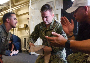 USS John P. Murtha (LPD 26) Tactical Combat Casualty Care Training