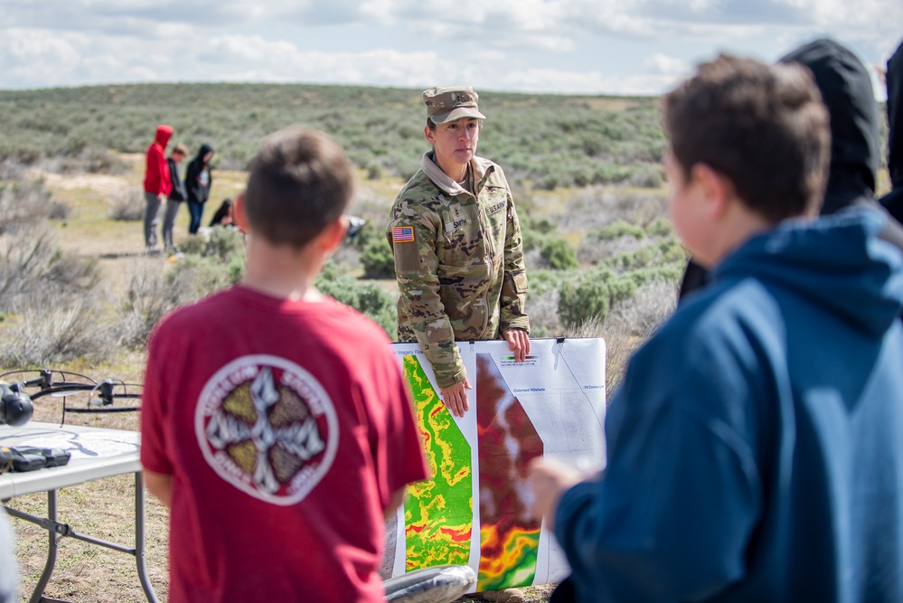 The Idaho National Guard’s Idaho Adopt a Scientist program combines environmental stewardship with youth education