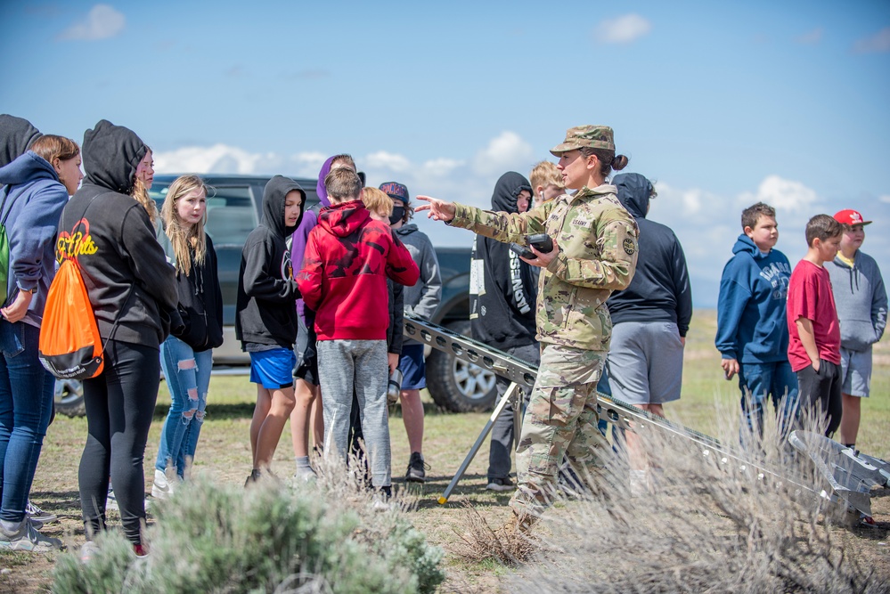 The Idaho National Guard’s Idaho Adopt a Scientist program combines environmental stewardship with youth education