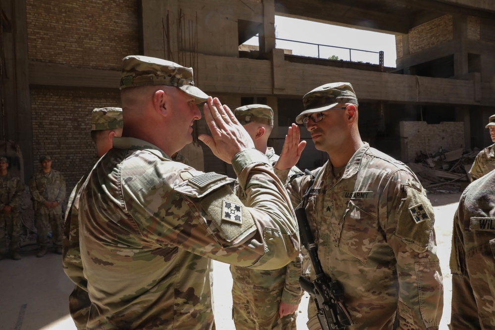 Task Force Pioneer Soldiers honored in award ceremony