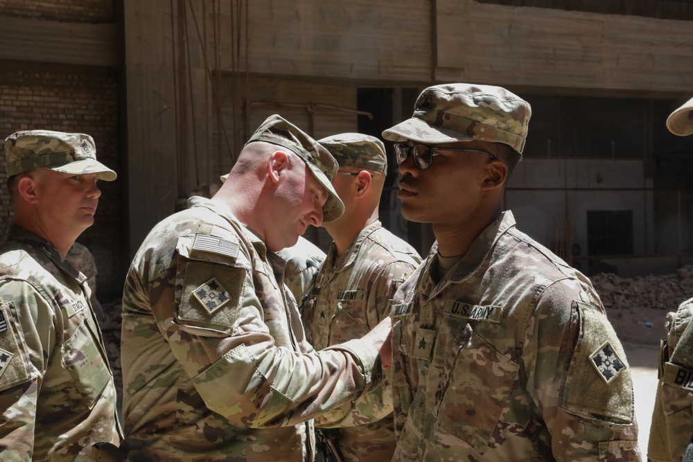 Task Force Pioneer Soldiers honored in award ceremony