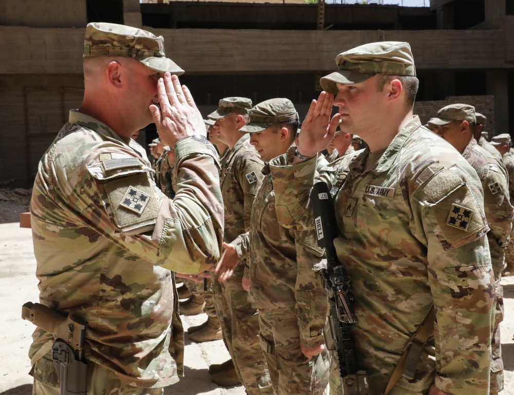 Task Force Pioneer Soldiers honored in award ceremony