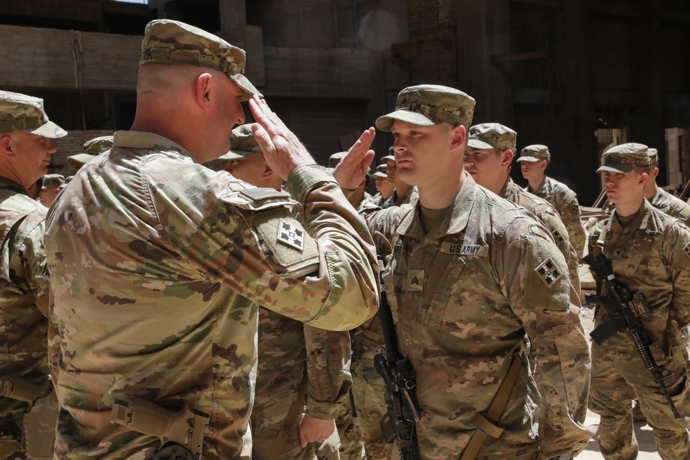 Task Force Pioneer Soldiers honored in award ceremony