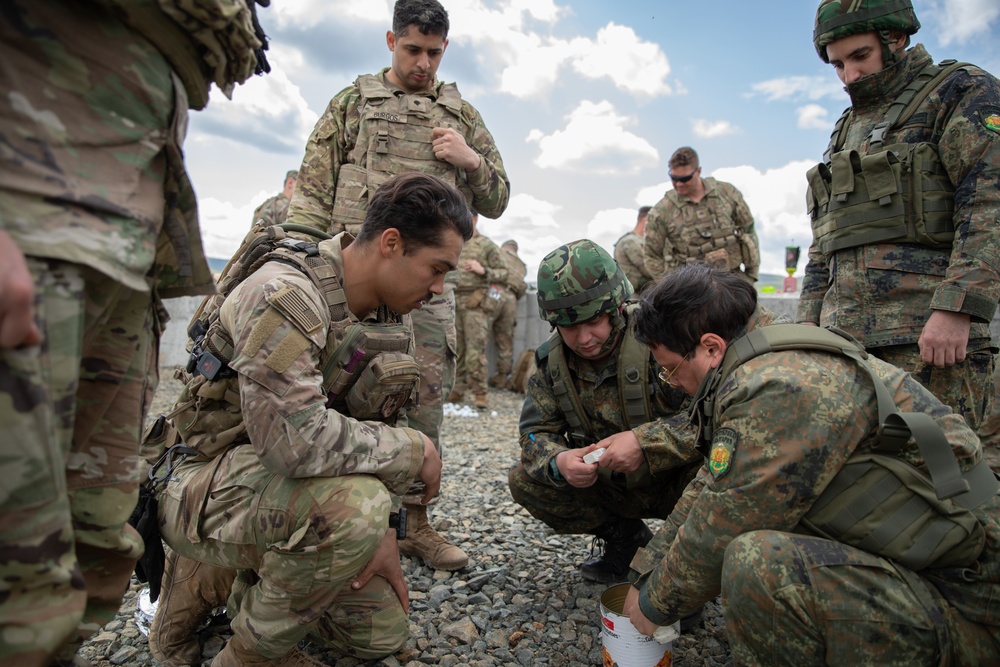 1st Engineer Battalion Conducts Demolition Range With Bulgarian Soldiers