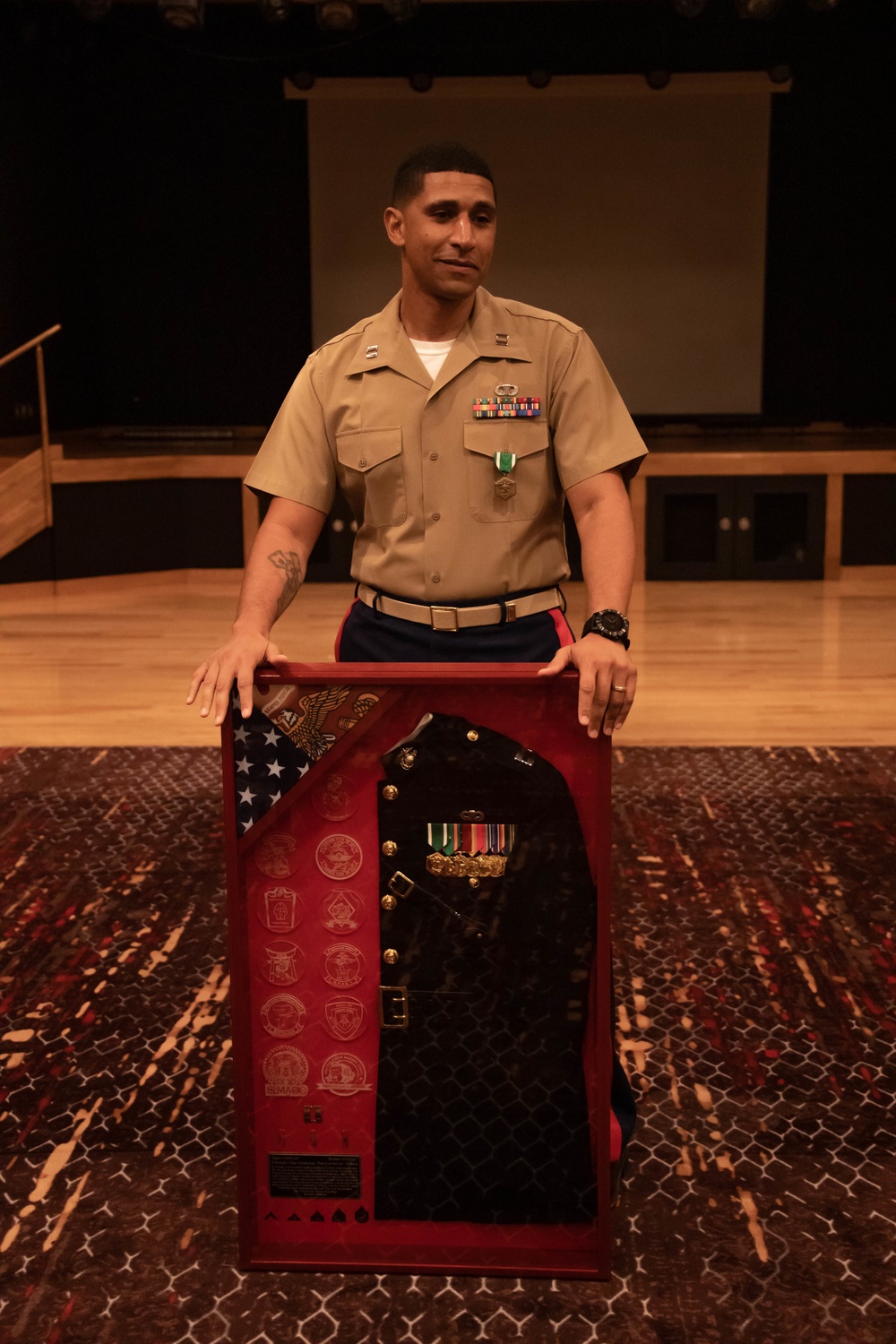 U.S. Marine Capt. DeJesus Retirement Ceremony