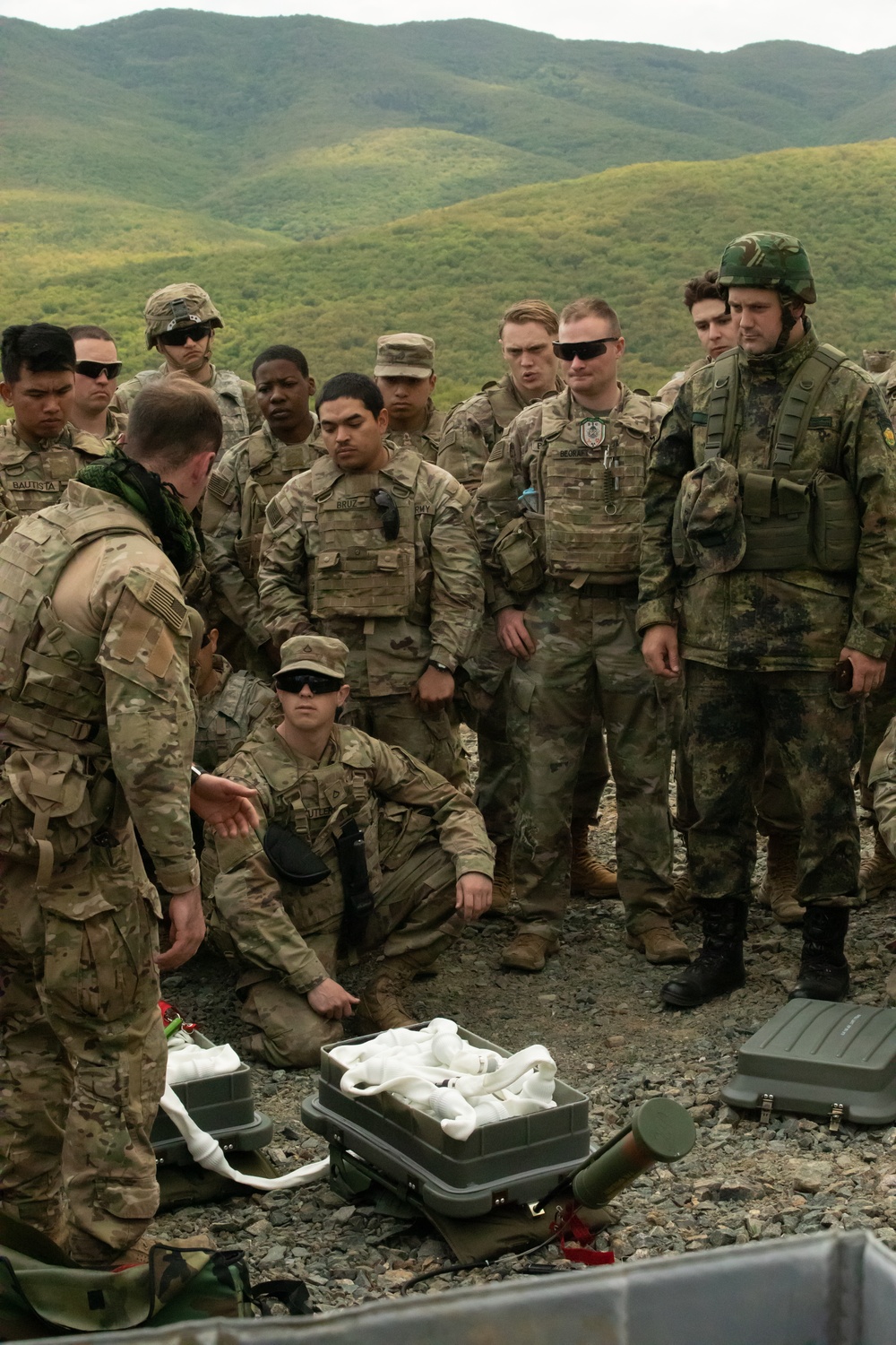 1st Engineer Battalion Conducts Demolition Range With Bulgarian Soldiers