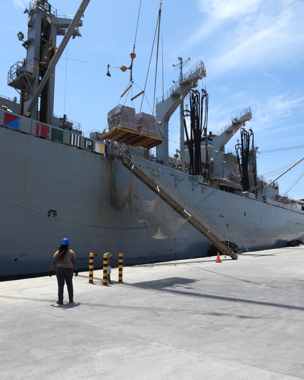 NSA Souda Bay helps resupply USNS Supply