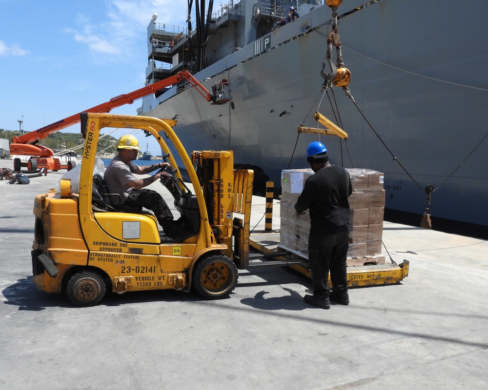 NSA Souda Bay helps resupply USNS Supply