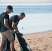 Coast Guard New York members clean local beach