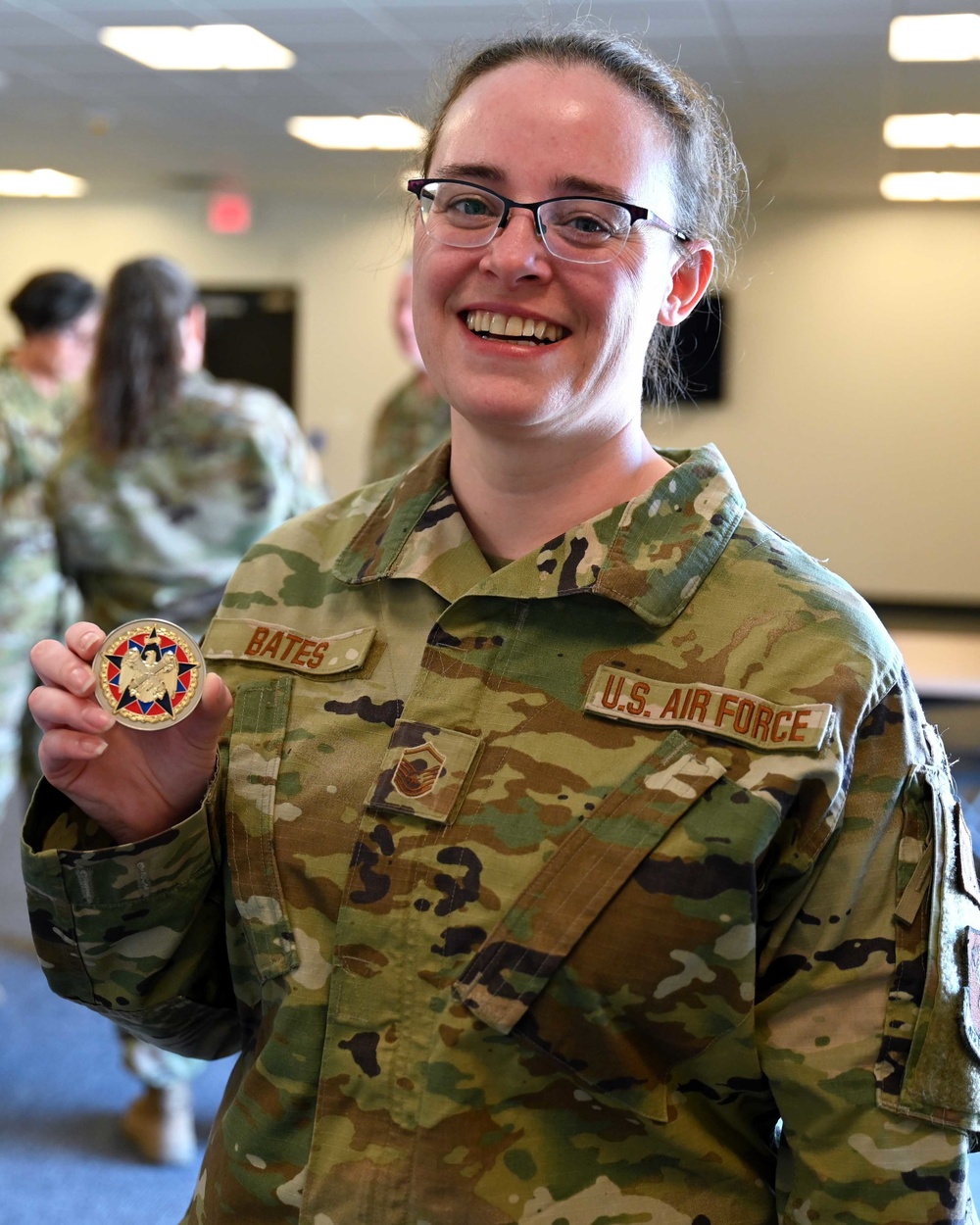 Chief Of National Guard Bureau Coins NHNG Soldiers, Airmen