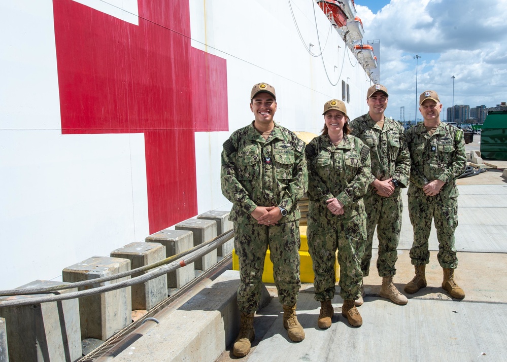 Navy Medicine Religious Ministry Team deploys aboard Mercy fostering partnerships, shoring-up crew mental health during PP22