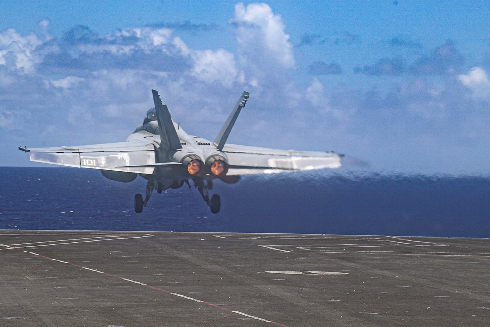 Abraham Lincoln conduct flight operations