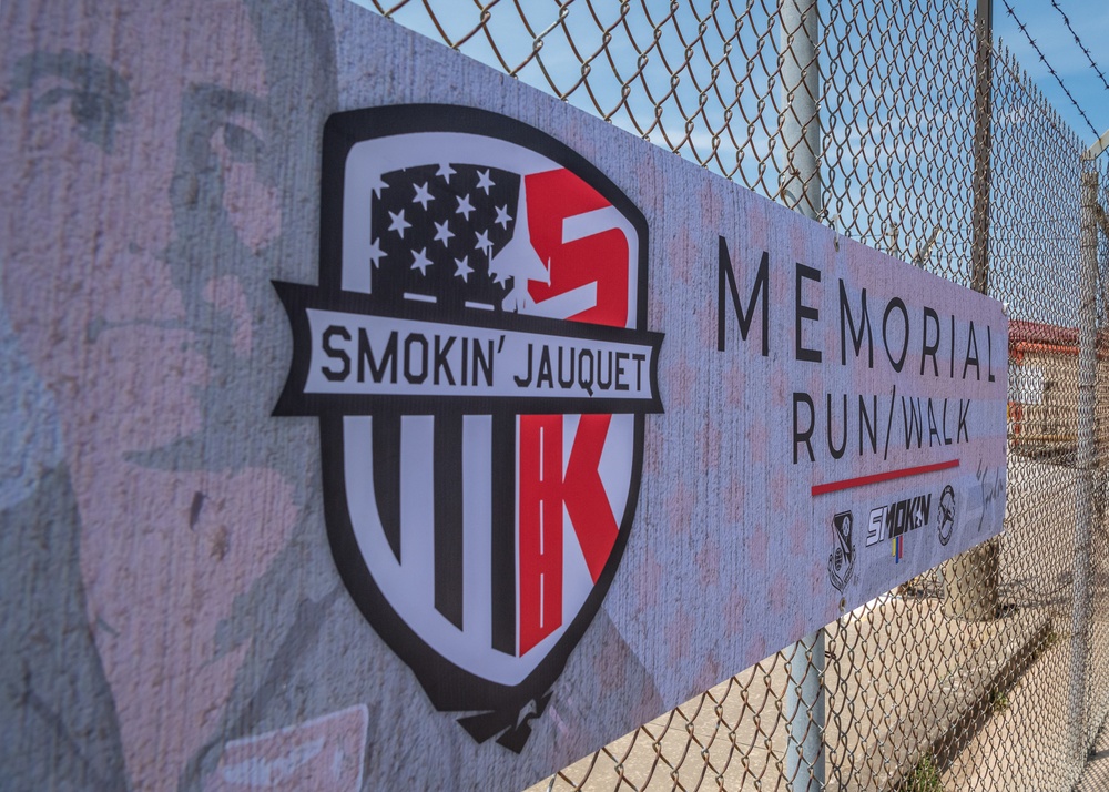 The 138th Fighter Wing honors Lt. Col. Eric Jauquet with a memorial 5K run