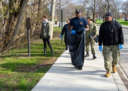 Sailors Participate in Base-wide Cleanup