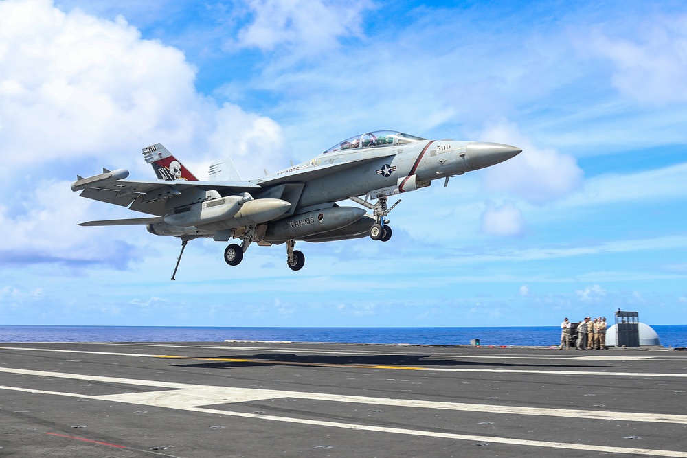 Abraham Lincoln conduct flight operations