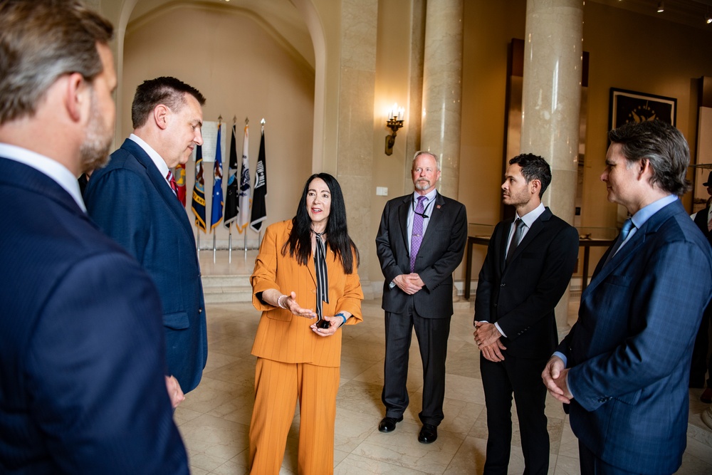 NASCAR Drivers Visit Arlington National Cemetery as Part of the NASCAR Salutes Program