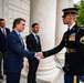 NASCAR Drivers Visit Arlington National Cemetery as Part of the NASCAR Salutes Program