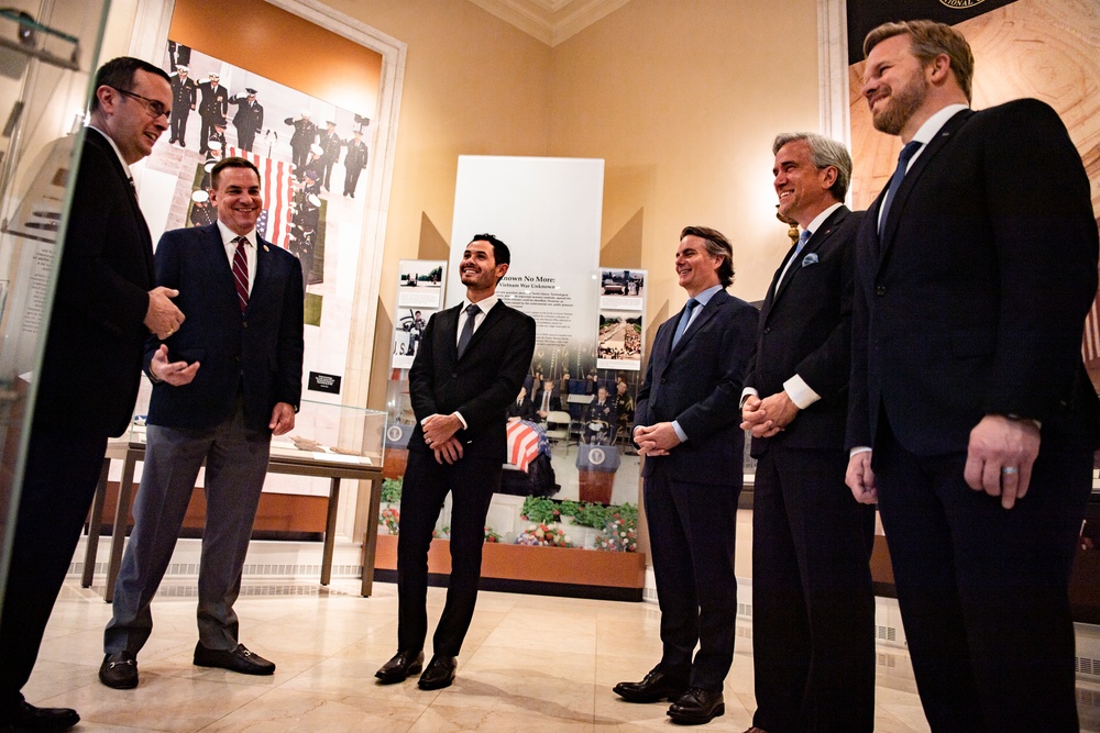 NASCAR Drivers Visit Arlington National Cemetery as Part of the NASCAR Salutes Program