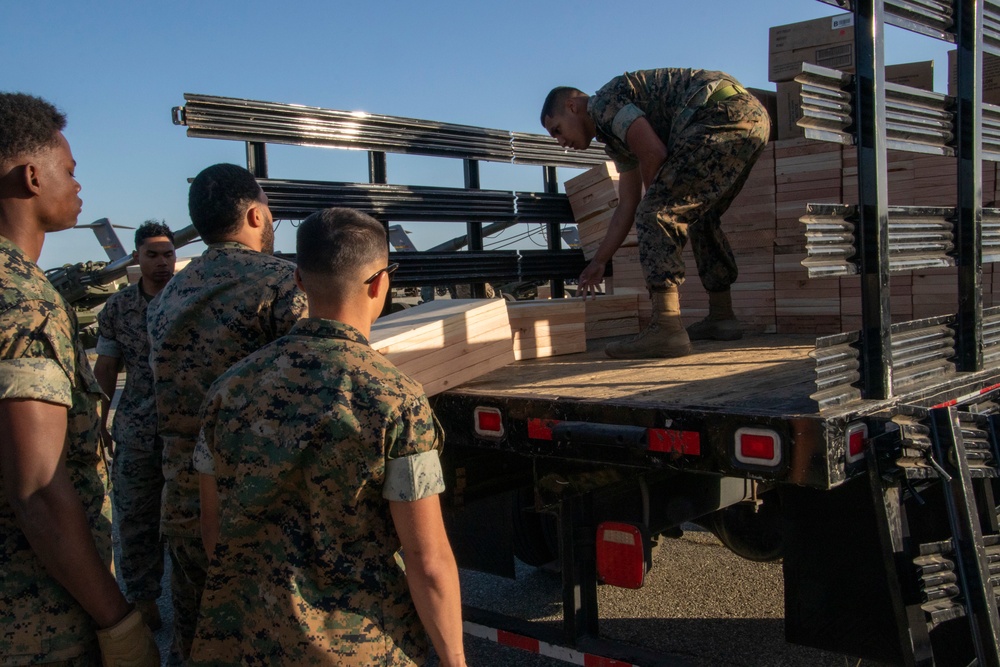 U.S. Marines expedite equipment efficiently
