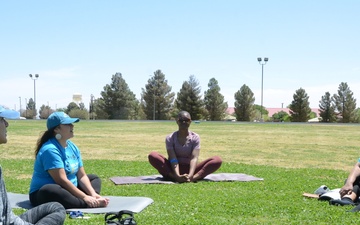 Yoga and other activities create awareness for Mental Health Awareness Month at WSMR