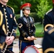 Japanese Defense Minister Nobuo Kishi Participates in an Armed Forces Wreath-Laying Ceremony at the Tomb of the Unknown Soldier
