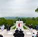Japanese Defense Minister Nobuo Kishi Participates in an Armed Forces Wreath-Laying Ceremony at the Tomb of the Unknown Soldier