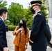 Japanese Defense Minister Nobuo Kishi Participates in an Armed Forces Wreath-Laying Ceremony at the Tomb of the Unknown Soldier
