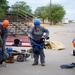 Commanders learn firefighting