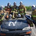 Commanders learn firefighting