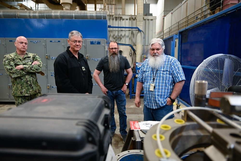 TRFB Leadership Visits Welding Shop for Gemba