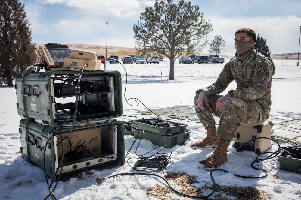 Soldier uses existing equipment to create rapid deployment tactical command system