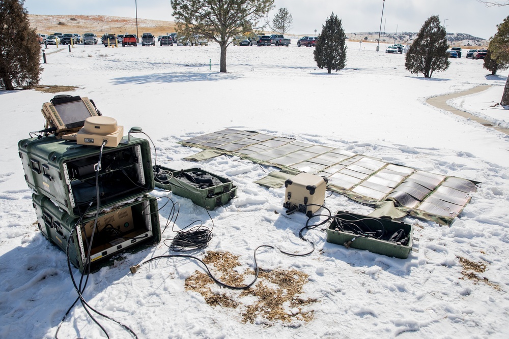 Soldier uses existing equipment to create rapid deployment tactical command system